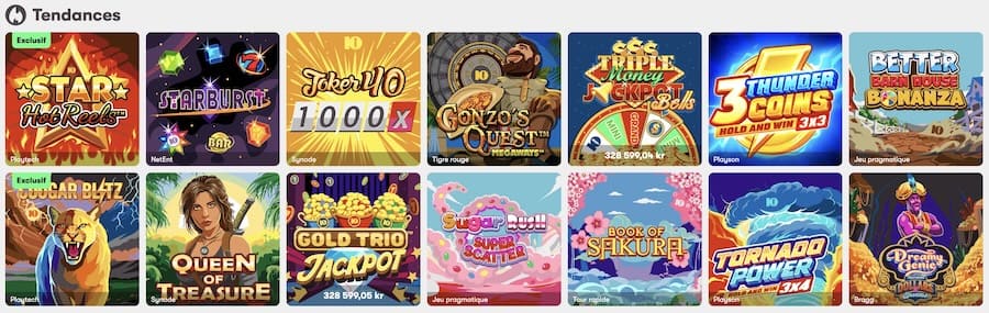 jeux trend tenbet
